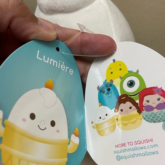 Disney Beauty and the Beast Lumiere Squishmallows 7” NWT - Picture 6 of 6